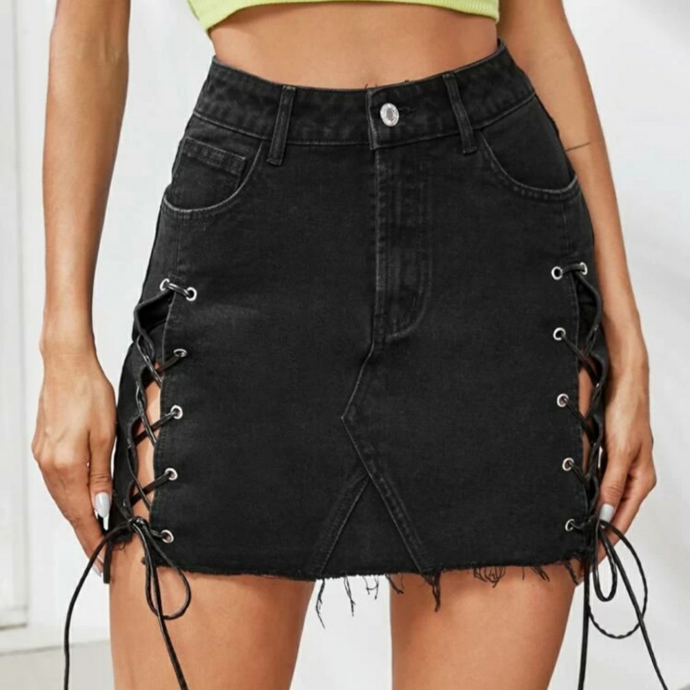 Denim skirt